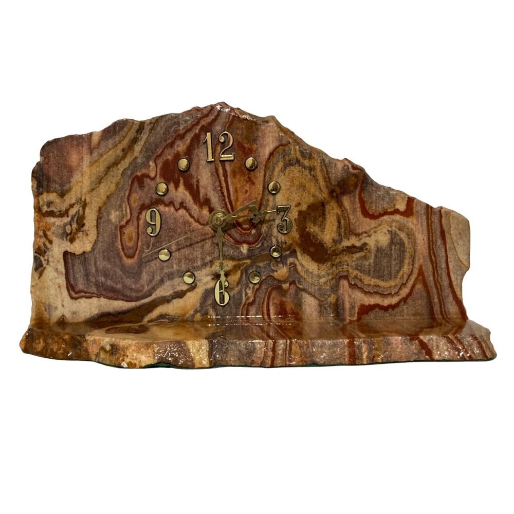 Vintage Feller Stone Clock From St George Utah